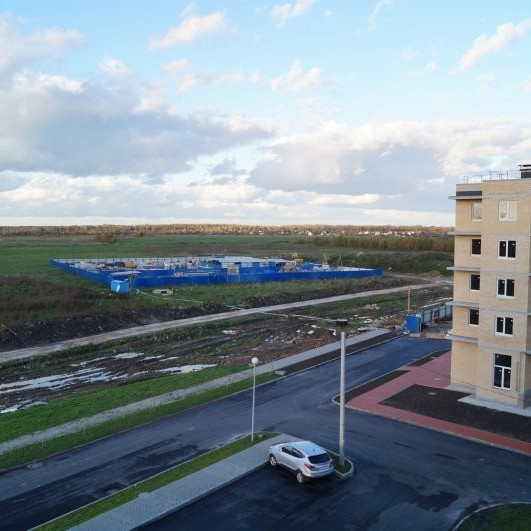 Фото с хода строительства в ЖК Ново-Антропшино